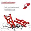 Rcarmumb Upgrades Part for 1/10 Rustler VXL 2wd/Stampede VXL 2wd,Alloy Front Rear Suspension A ArmsAlloy Steering Blocks Caster Blocks C-Hubs Stub Axle Carriers Left&Right,Red view 4