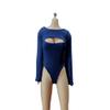 1/6 Scale Female Stretch Jumpsuit Bodysuit Clothes for 12inch PH TBL JO Action Figure Body (Blue) view 1