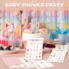 Foosproea Gender Reveal Bingo Cards, Blush Pink Shower Game for 24 Players, Gender Reveal Party Games for Family Friends Activities, Holiday Party Favors Supplies Decorations(04) view 4
