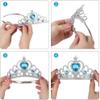 Vicloon Princess Dress Up Accessories, 2PCS Princess Crown and Wands for Little Girls, Jewelry Toy Gifts for Toddler Girls Christmas Party Cosplay Set for 3+ Years Old view 4