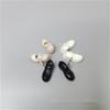 1/12 Scale Female Student Leather Shoes Flat Shoes Accessory for 6inch PH TBL JO Action Figure Body (Apricot, 1/12 Scale) view 2