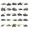 50PCS Military Stickers Pack for Kids, Tank Vinyl Waterproof Stickers, Army Tank Decals for Water Bottles Skateboard Laptop Luggage Party Supplies view 2