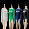 1/6 Scale Female Stretch Jumpsuit Bodysuit Clothes for 12inch PH TBL JO Action Figure Body (White) view 3