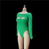 1/6 Scale Female Stretch Jumpsuit Bodysuit Clothes for 12inch PH TBL JO Action Figure Body (Green) view 3