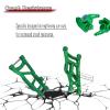 Rcarmumb Upgrades Part for 1/10 Rustler VXL 2wd/Stampede VXL 2wd,Alloy Front Rear Suspension A ArmsAlloy Steering Blocks Caster Blocks C-Hubs Stub Axle Carriers Left&Right,Green view 4