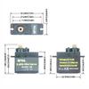 RampCrab Micro Servo with Servo Horn for FCX24, RC Car Model Parts, Upgrade Parts for Crwaler 1/24 Scale FCX24 Power Wagon Butcher & Max Smasher Big Foot Monster Truck, K5 (Black) view 2