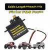 RampCrab Micro Servo with Servo Horn for FCX24, RC Car Model Parts, Upgrade Parts for Crwaler 1/24 Scale FCX24 Power Wagon Butcher & Max Smasher Big Foot Monster Truck, K5 (Black) view 3