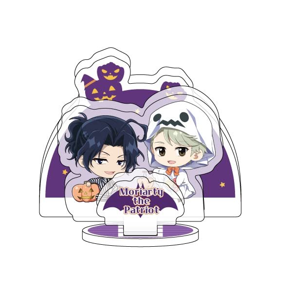 A3 Moriarty The Patriotic 03 Sherlock & John Halloween Ver. [Mini Character] Acrylic Figure Plate