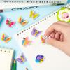 Haooryx Spring Butterfly Mini Erasers for Kids - 60Pcs Bulk Novelty Butterfly Pencil Eraser 3D Desk Puzzle Erasers Pet for Student Homework Reward Classroom Prizes Spring Holiday Gift Filler Supplies view 4