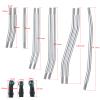AXSPEED 1 Set Stainless Steel Link Rod Linkage 313mm Wheelbase Suspension Links Set Tie Rod End for 1/10 TRX-4 TRX-6 RC Crawler Car view 2