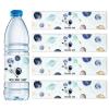 28Pcs Outer Space Baby Shower Water Bottle Labels, Solar System Welcome Baby Water Bottle Wrappers for Gender Reveal Decor - Personalized Astronaut Label Supplies view 1