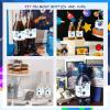 28Pcs Outer Space Baby Shower Water Bottle Labels, Solar System Welcome Baby Water Bottle Wrappers for Gender Reveal Decor - Personalized Astronaut Label Supplies view 4