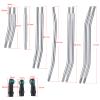 AXSPEED 1 Set Stainless Steel Link Rod Linkage 324mm Wheelbase Suspension Links Set Tie Rod End for 1/10 TRX-4 TRX-6 RC Crawler Car view 2
