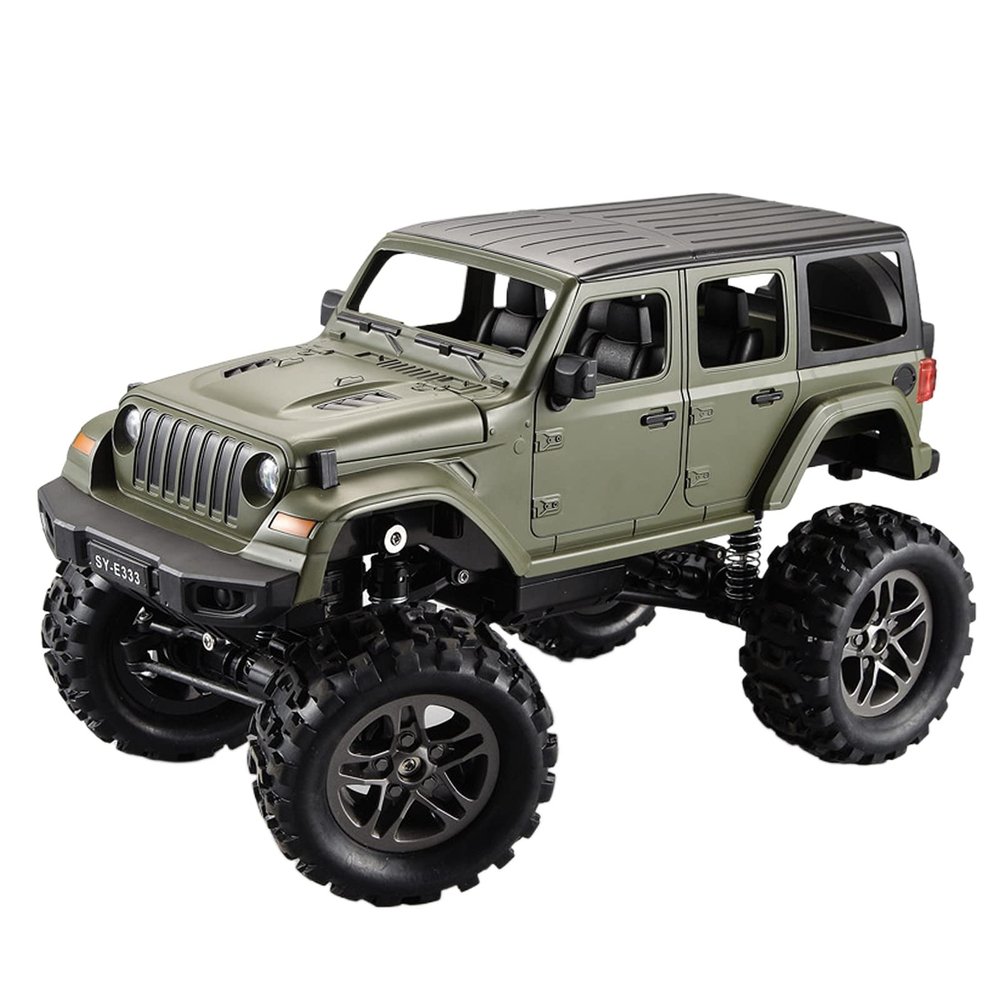 QIYHBVR RC Cars Remote Control Car 4WD 1:14 Scale Monster Truck for Kids Adults, All Terrain Off Road Truck RTR RC Crawler,with LED Light Gifts for Boys