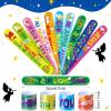 Frienda 40 Pcs Bible Verses Religious Christian Slap Bracelets for Kids VBS Jesus Love You Wristbands Inspirational Motivational Nativity Slap Bracelet Sunday School Supplies He Is Risen(Motivational) view 3