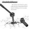 Rcarmumb Upgrades Part Rear Drive Shaft CVD & Front Axles for 1/10 Rustler VXL 2WD,Stampede VXL 2WD,Slash VXL 2WD,Hoss VXL 2WD,Stainless Steel #45 Drive Shaft with Hex,Black view 4