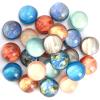 Ayfjovs 24PCS, 32mm Solar System Planets Bouncing Balls for Kids, Rubber Bounce Balls Christmas Bag Filling, Classroom Prizes, Space Party Toys view 1