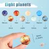 Ayfjovs 24PCS, 32mm Solar System Planets Bouncing Balls for Kids, Rubber Bounce Balls Christmas Bag Filling, Classroom Prizes, Space Party Toys view 3