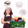 Large Storage Baskets Bins 2 Pack St. Patrick's Day Truck on Green Wood Collapsible Storage Box Laundry Organizer for Closet Shelf Nursery Kids Bedroom Black and White Buffalo Check view 4