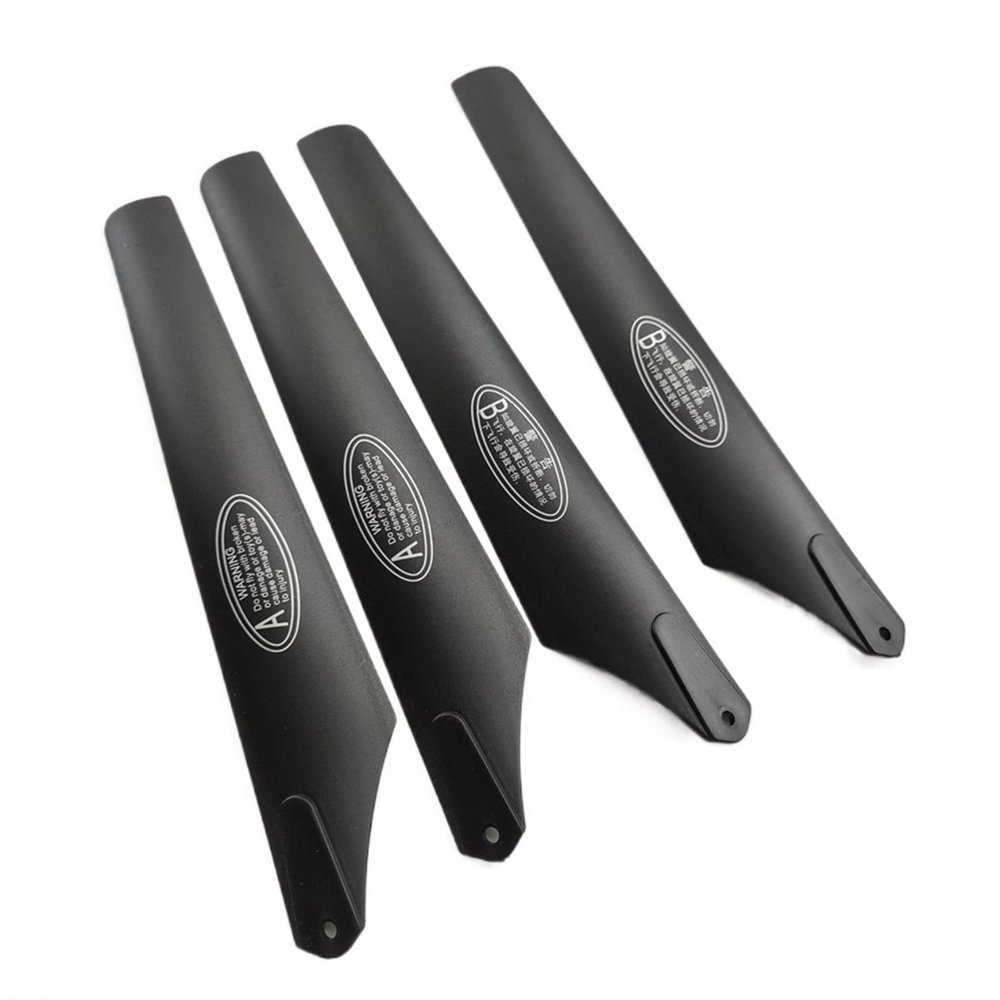 DKNTZO RC Helicopter Propeller Part, 4 PCS 197mm 19.7cm 3.5mm 20cm Main Blades Propellers Rotors for RC Helicopters Airplane Toys Model Accessories Spare Parts