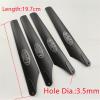 DKNTZO RC Helicopter Propeller Part, 4 PCS 197mm 19.7cm 3.5mm 20cm Main Blades Propellers Rotors for RC Helicopters Airplane Toys Model Accessories Spare Parts view 2