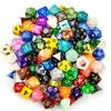 Bescon 100pcs Big Set of Random Polyhedral Dice, Standard Sized DND Dice Set 100pcs in a Variety of Colors&Effects view 2