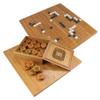 BambooMN Premium Bamboo Chinese Chess & Go Reversible Game Board view 1