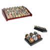 DecoWoodo 4 Rows Challenge Coin Holder Display & 12 Rows Challenge Coin Display Stand view 1