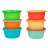 The First Years Take & Toss Toddler Bowls Set - Reusable Toddler Snack Cups - Toddler and Baby Snack Containers with Snap On Lids - Ages 9 Months and Up - 8 Oz - 6 Count view 1