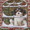 Please Come Home for Christmas Cavalier King Charles Spaniel Dog Jigsaw Puzzle for Adults - Animal Printed Interlocking Puzzle Game Gift for Dog Lover's - 300 Pcs 11"x14", PZLE57139 view 1