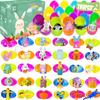SQZUWIT 200 PCS Prefilled Easter Eggs Filled with Toys Inside for Kids Boys Girls Easter Hunt Basket Stuffers Essentials Fillers Party Favors Classroom Prize Supplies view 1