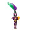 Artisan Owl New Orleans Novelty Voodoo Doll Souvenir with White and Black Pins (Purple) view 1