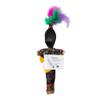 Artisan Owl New Orleans Novelty Voodoo Doll Souvenir with White and Black Pins (Black) view 2
