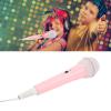 Hilitand Wired Kids Microphone, Handheld Dynamic Toy Microphone, 3.5mm Plug Low Distortion Music Kids Singing Machine Mic for Kids Boys, Girls Family Party(Pink) view 4