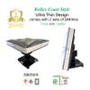 Automatic Mahjong Table White Color. Utral-Thin Roller Coaster Folding Style with 40mm No-Numberes Chinese Style Tiles Built-in Hard Table Cover Included view 2