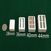 Automatic Mahjong Table White Color. Utral-Thin Roller Coaster Folding Style with 40mm No-Numberes Chinese Style Tiles Built-in Hard Table Cover Included view 4
