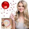 blinger Shimmer Crystal Refill Pack  as seen on Shark Tank | 5 Discs  75 Precision-Cut Glass Crystals | Hair-Safe Accessories | Styling Tool Not Included| Light Scarlet 4 mm view 1