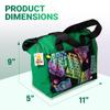 LUCKY LADY DAUBER CO. Neon Bingo Bags with Pockets, 6 Pocket Bingo Daubers Bag with Inside Liner and Sweet on Bingo Lucky Charm - Card and Dauber Bingo Bags for Women, Neon Green Bingo Dauber Bag view 2