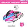 CocoNut Outdoor- 50 Inflatable Snowmobile Sled- GR5 Racing Heavy Duty Snow Sled with Sturdy Handles for Kids, Teens and Adults-Cold Resistant Toboggan -Lightweight Tube for Boys and Girls view 3