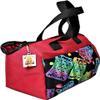 LUCKY LADY DAUBER CO. Neon Bingo Bags with Pockets, 6 Pocket Bingo Daubers Bag with Inside Liner and Sweet on Bingo Lucky Charm - Card and Dauber Bingo Bags for Women, Neon Red Bingo Dauber Bag view 1