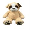 Anico 36" Tall (3 Foot) Big Plush Beige and Brown Dog, Stuffed Animal with Smiling Face. Premium Stuffed Toy Teddy Dog, Perfect for Girlfriend, Kids, Valentine's Day, Christmas! view 2
