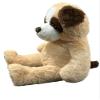 Anico 36" Tall (3 Foot) Big Plush Beige and Brown Dog, Stuffed Animal with Smiling Face. Premium Stuffed Toy Teddy Dog, Perfect for Girlfriend, Kids, Valentine's Day, Christmas! view 4
