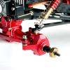 OGRC 2Pcs Steel Front Axle Drive Shaft SCX24 CVD Set for 1/24 Axial SCX24 C10/JLU/Bronco/Gladiator/Deadbolt Upgrades Parts (+4mm) view 3