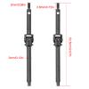 OGRC 2Pcs Steel Front Axle Drive Shaft SCX24 CVD Set for 1/24 Axial SCX24 C10/JLU/Bronco/Gladiator/Deadbolt Upgrades Parts (+4mm) view 4