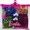 Barbie Clothes, Fashion & Accessories Pack Fashion Dolls, Set Includes 2 Complete Looks with Vibrant Outfits & Styling Pieces view 2