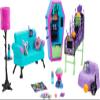 Monster High Playset, Student Lounge with Doll House Furniture, 2 Pets & Themed Accessories, Working Vending Machine view 1