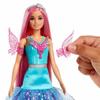 Barbie A Touch of Magic Fashion Doll, Malibu with Wing-Detailed Dress, 7-inch Long Colorful Hair, 2 Fantasy Pets & Accessories view 2