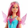 Barbie A Touch of Magic Fashion Doll, Malibu with Wing-Detailed Dress, 7-inch Long Colorful Hair, 2 Fantasy Pets & Accessories view 3