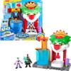 Fisher-Price Imaginext DC Super Friends Batman Toy Color Changers The Joker Funhouse Playset for Preschool Pretend Play Kids Ages 3+ Years view 1