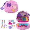 Polly Pocket Groom & Glam Poodle Compact Playset with 2 Micro Dolls & 12 Accessories, Including 2 with Color Change view 1